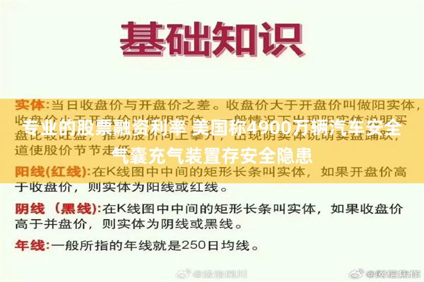 专业的股票融资利率 美国称4900万辆汽车安全气囊充气装置存安全隐患