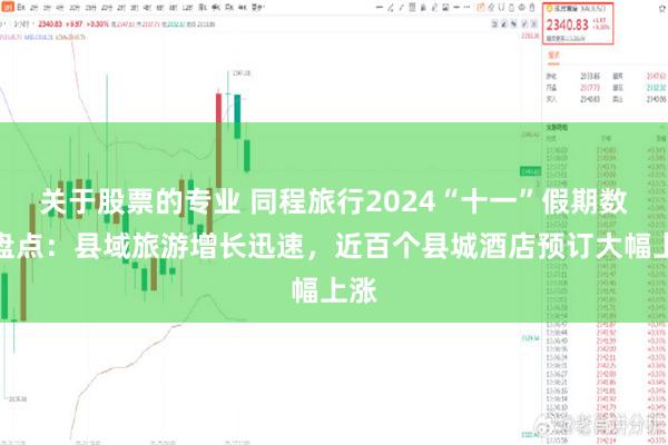 关于股票的专业 同程旅行2024“十一”假期数据盘点：县域旅游增长迅速，近百个县城酒店预订大幅上涨